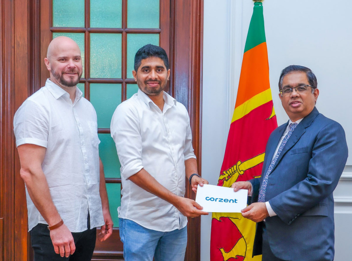 ‘Rebuilding Sri Lanka’ අරමුදලට CORZENT EDGE (PVT) LTD වෙතින් මූල්‍ය පරිත්‍යාගයක්