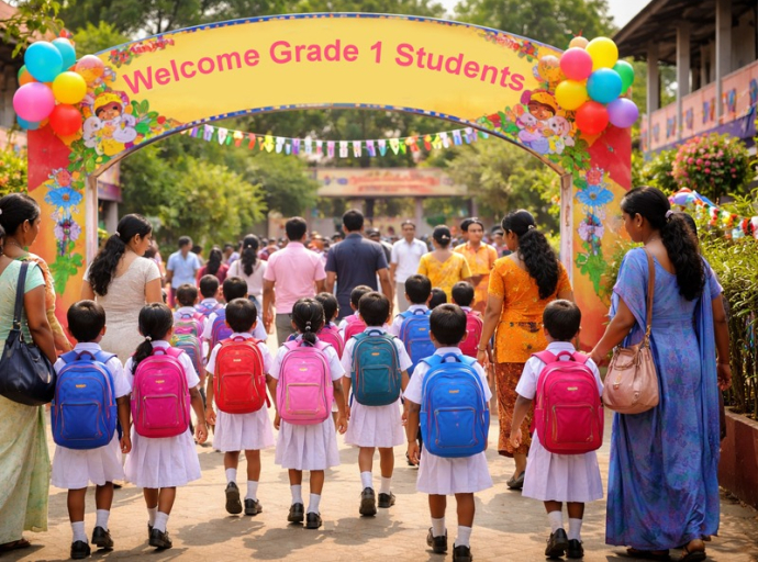 නව අධ්‍යාපන ප්‍රතිසංස්කරණ යටතේ පළමු ශ්‍රේණියට සිසුන් ඇතුළත් කර ගැනීම අද