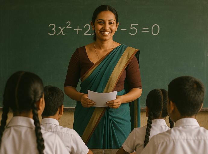 උපාධිධාරින් ශ්‍රී ලංකා ගුරු සේවයට බඳවා ගැනීම සම්බන්ධයෙන් දැනුම්දීමක්