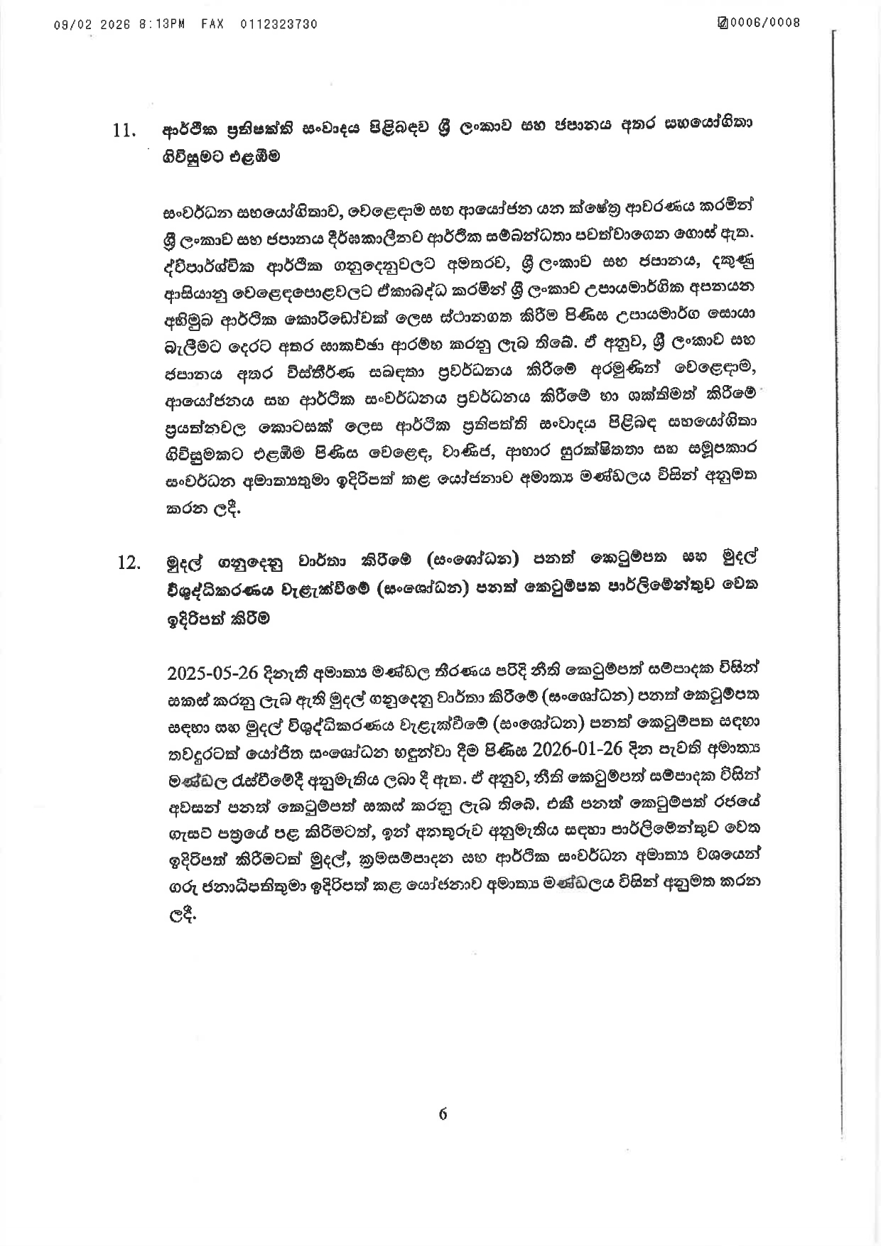 Cabinet Decisions on 09.02.2026 page 0006