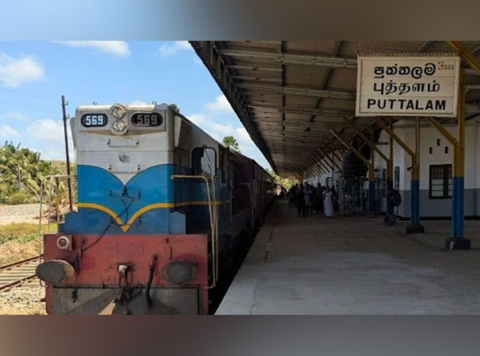 පුත්තලම දුම්රිය මාර්ගයේ දුම්රිය ධාවනය පුත්තලම දුම්රිය ස්ථානය දක්වා යළි ඇරඹේ