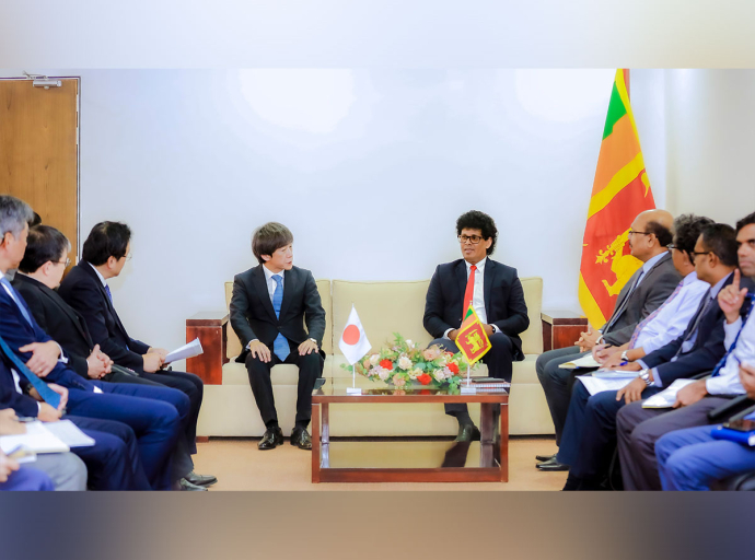 ජපාන ඉහළ පෙළේ දූත පිරිසක් වෙළඳ අමාත්‍යවරයා හමුවෙයි