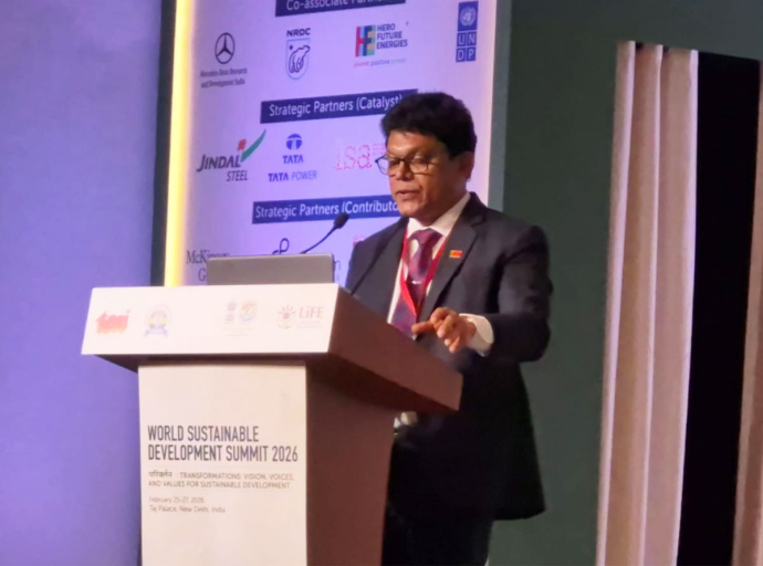 2026 ලෝක තිරසාර සංවර්ධන සමුළුවේදී ශ්‍රී ලංකාවේ කාර්මික අංශය තිරසාර ආර්ථිකයක් කරා යොමු කිරීමට අවධානය