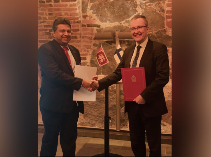 ශ්‍රී ලංකාව සහ ෆින්ලන්තය දේශපාලන උපදේශන යාන්ත්‍රණය පිළිබඳ අවබෝධතා ගිවිසුමකට අත්සන් තබයි