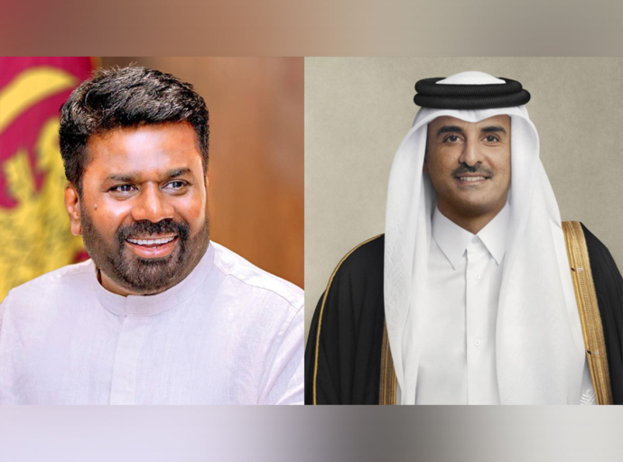 කලාපීය ආරක්ෂාව සහ බලශක්ති සුරක්ෂිතතාව පිළිබඳ ජනපති සහ  කටාර්හි එමීර්වරයා අතර සාකච්ඡාවක් 