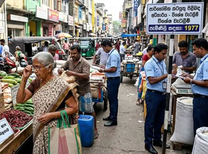 අවුරුදු සමයේ වෙළෙඳපොළ තුළ  පාරිභෝගික අසාධාරණයන් වැළැක්වීමට   දිවයින පුරා විශේෂ වැටලීම් හා  විමර්ශන