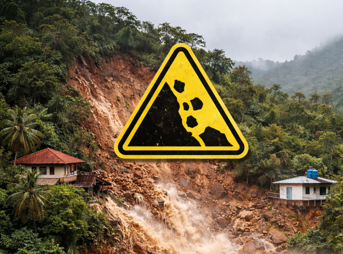 ප්‍රදේශ කිහිපයකට නායයාම් අනතුරු ඇඟවීම් නිකුත් කෙරේ