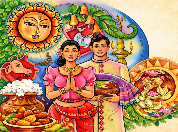 සිංහල–දෙමළ අලුත් අවුරුද්ද  පිළිගන්න රටම සූදානම්