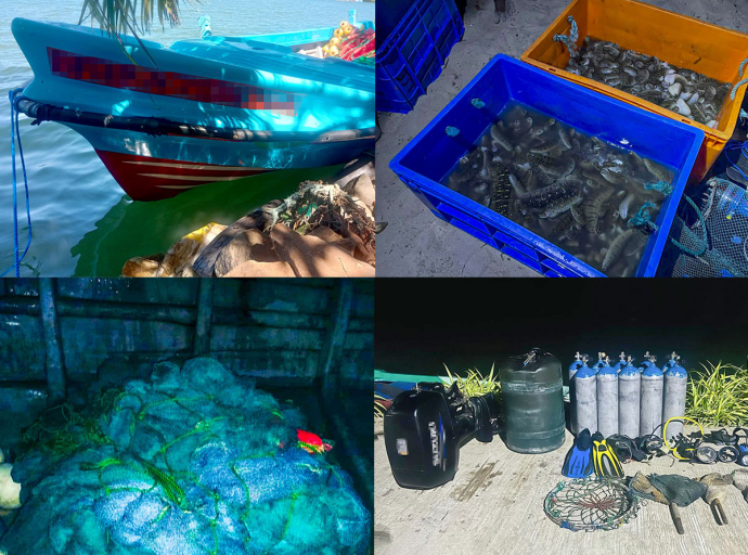 නීතිවිරෝධී ධීවර කටයුතු මැඩපැවැත්වීමේ මෙහෙයුම්වලින් පුද්ගලයින් 41ක්  අත්අඩංගුවට