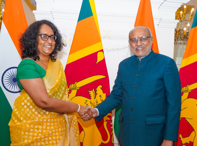 ඉන්දියානු උප ජනාධිපති ශ්‍රී සී.පී. රාධක්‍රිෂ්ණන් මහතා අගමැතිනිය හමුවෙයි