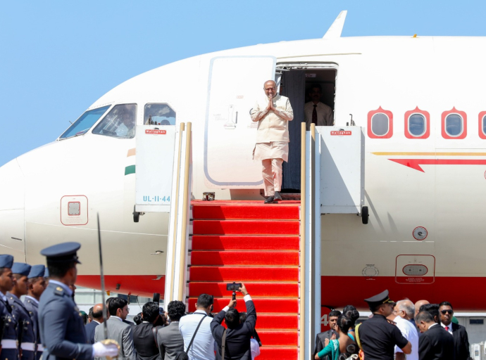 දෙදින නිල සංචාරයක් සඳහා ඉන්දීය උප ජනාධිපති දිවයිනට