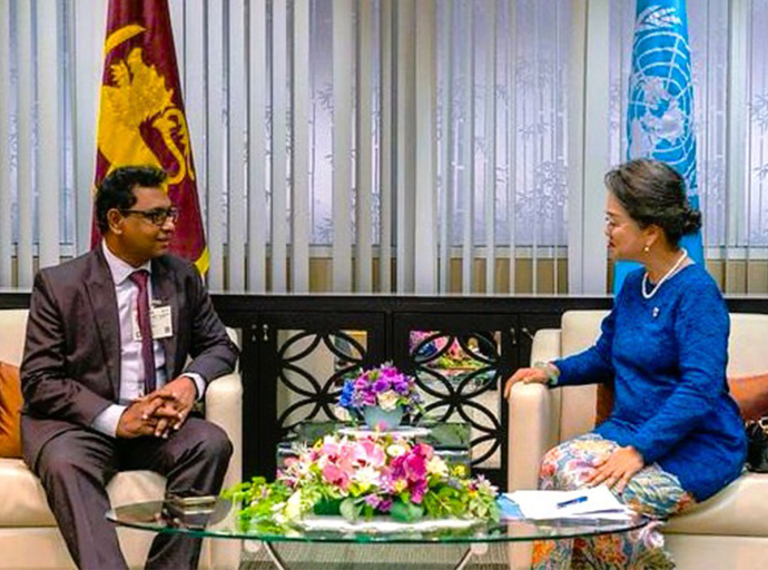 ශ්‍රී ලංකාවේ ආර්ථික ජයග්‍රහණ සඳහා එක්සත් ජාතීන්ගේ සංවිධානයේ ප්‍රශංසාව
