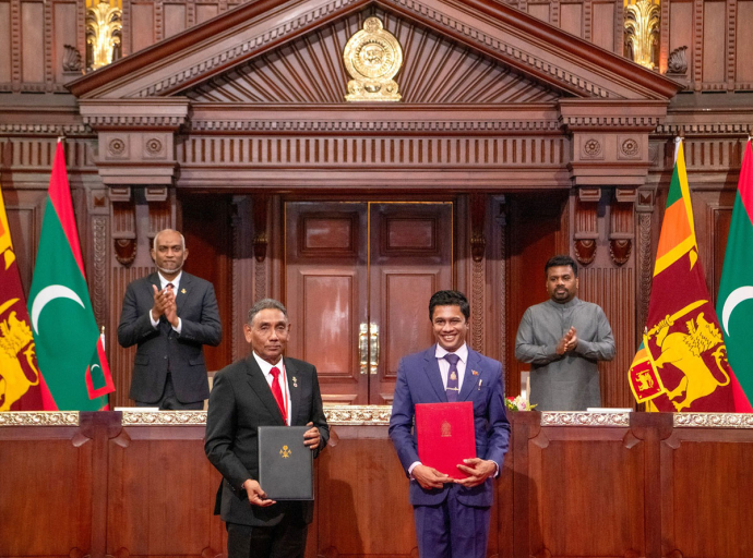 මාලදිවයින සහ ශ්‍රී ලංකාව අතර අවබෝධතා ගිවිසුම්  07 ක් හුවමාරු කර ගැනේ