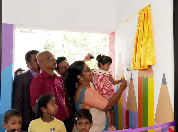 “ගොවිජන මන්දිර” පරිශ්‍රයේ නව ළමා දිවා සුරැකුම් මධ්‍යස්ථානයක් විවෘත කෙරේ