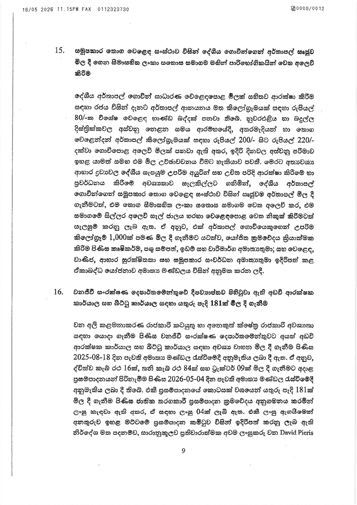 Cabinet Decisions on 18.05.2026 page 0009
