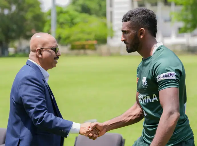 ආසියානු රග්බි ශූරතාවලියට එක්වන ශ්‍රී ලංකා  කණ්ඩායමට ක්‍රීඩා අමාත්‍යවරයාගේ සුබපැතුම්