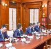 ජනපති සහ චයිනා හාබර් ඉංජිනේරු සමාගමේ (CHEC) සභාපති  අතර හමුවක්