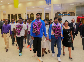 ඩයමන්ඩ් ලීග් ශූර රුමේෂ් තරංග දිවයිනට