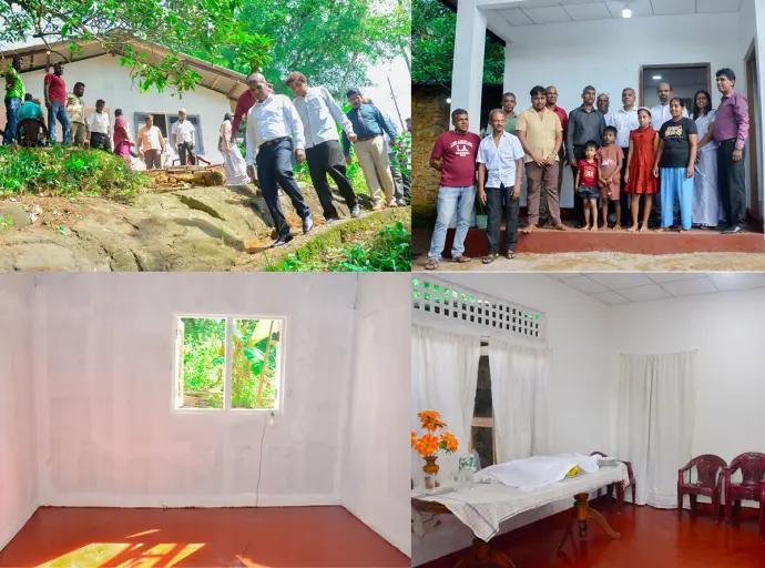  "තමන්ගෙම තැනක් - ලස්සන ජීවිතයක්" වැඩසටහන යටතේ පාදුක්කේ තවත් පවුලකට නව නිවසක්