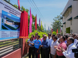 ලංකාවේ ප්රථම උණුසුම් ජලය සහිත මහජන පිහිනුම් තටාකයේ ඉදිකිරීම් ඇරඹේ