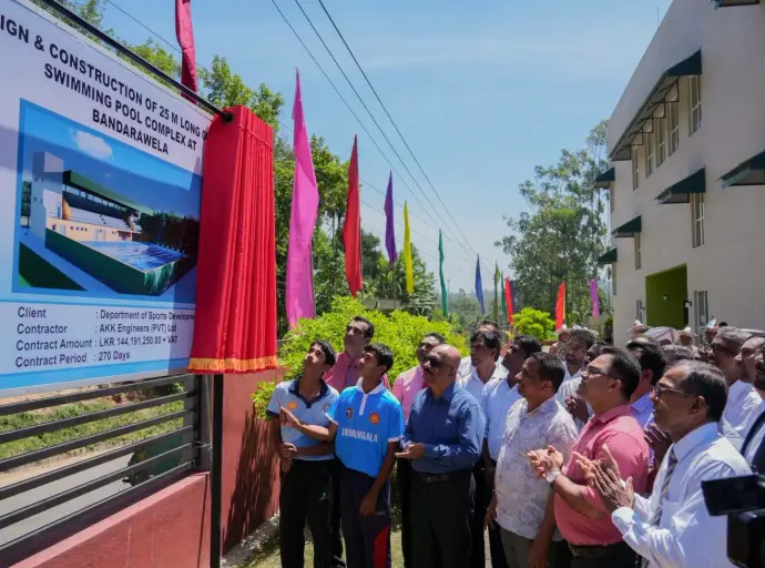 ලංකාවේ ප්‍රථම උණුසුම් ජලය සහිත මහජන පිහිනුම් තටාකයේ ඉදිකිරීම් ඇරඹේ 