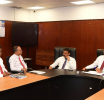 සෞඛ්‍ය හා ජනමාධ්‍ය අමාත්‍යවරයා සහ රජයේ වෛද්‍ය නිලධාරීන්ගේ සංගමයේ නව නිලධාරී මණ්ඩලයේ නියෝජිතයින් අතර හමුවක්