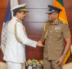 නව නාවික හමුදාධිපති සහ ශ්‍රී ලංකා පොලිස්පති අතර නිල හමුවක්