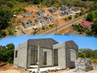 මහියංගණයේ “දිට්වා” ආපදා නිවාස ව්‍යපෘතිය අවසන් අදියරට