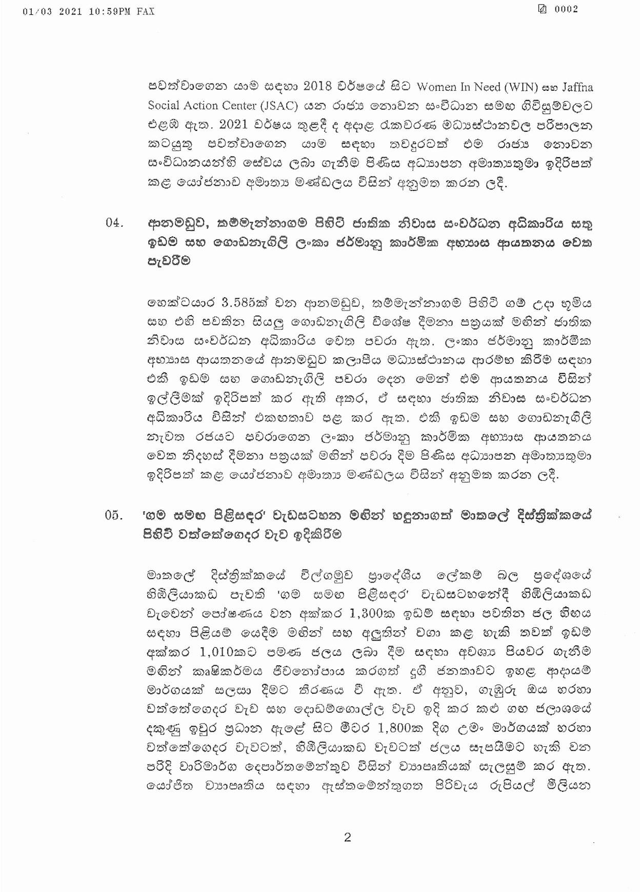Cabinet Decision on 01.03.2021 page 002