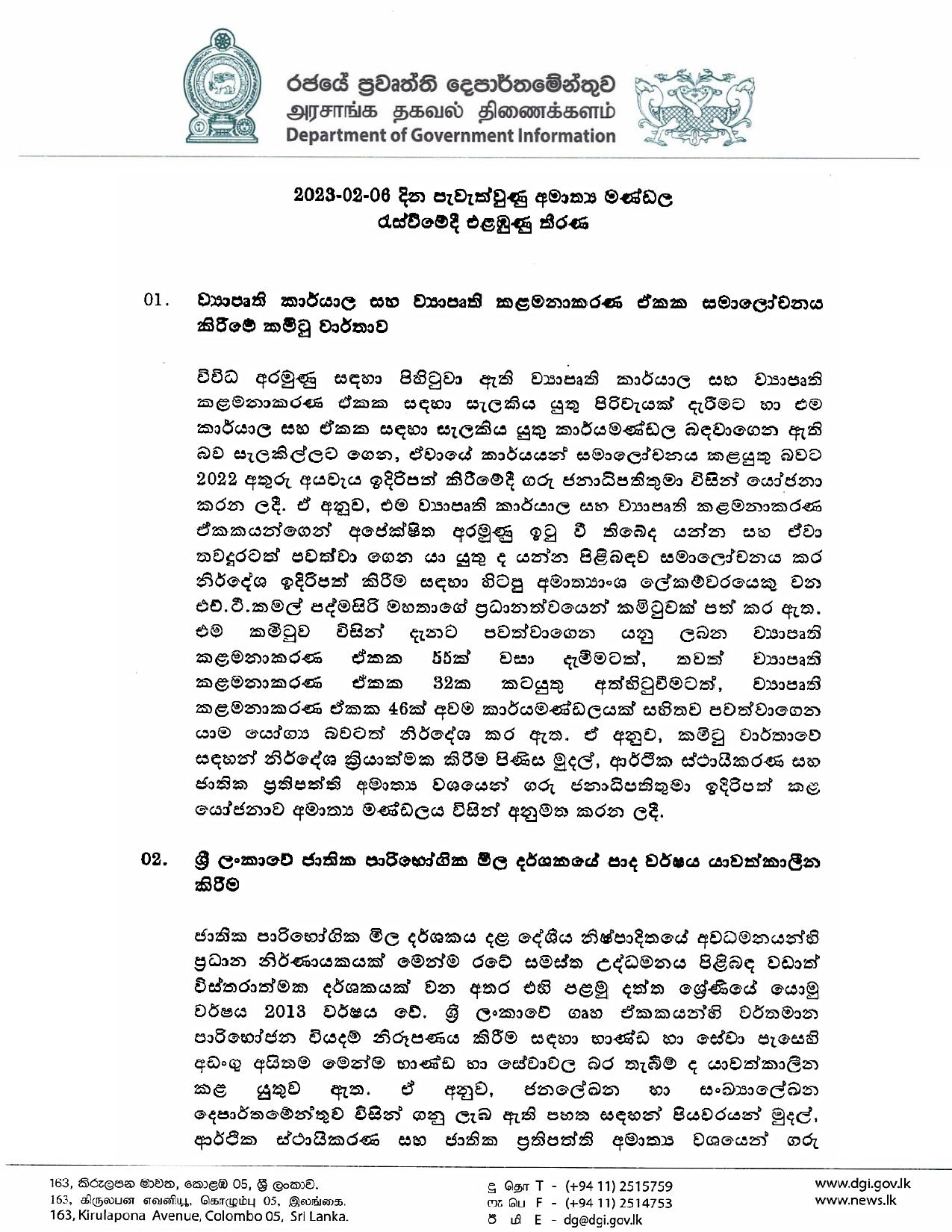 Cabinet Decision on 06.02.2023 page 001