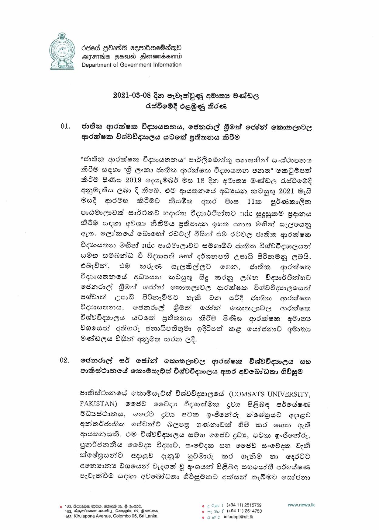 Cabinet Decision on 08.03.2021 page 001