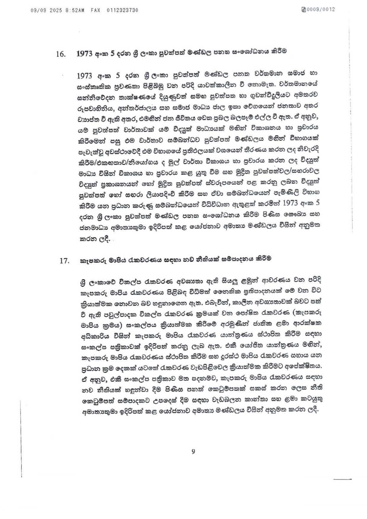 Cabinet Decision on 08.09.2025 page 0009