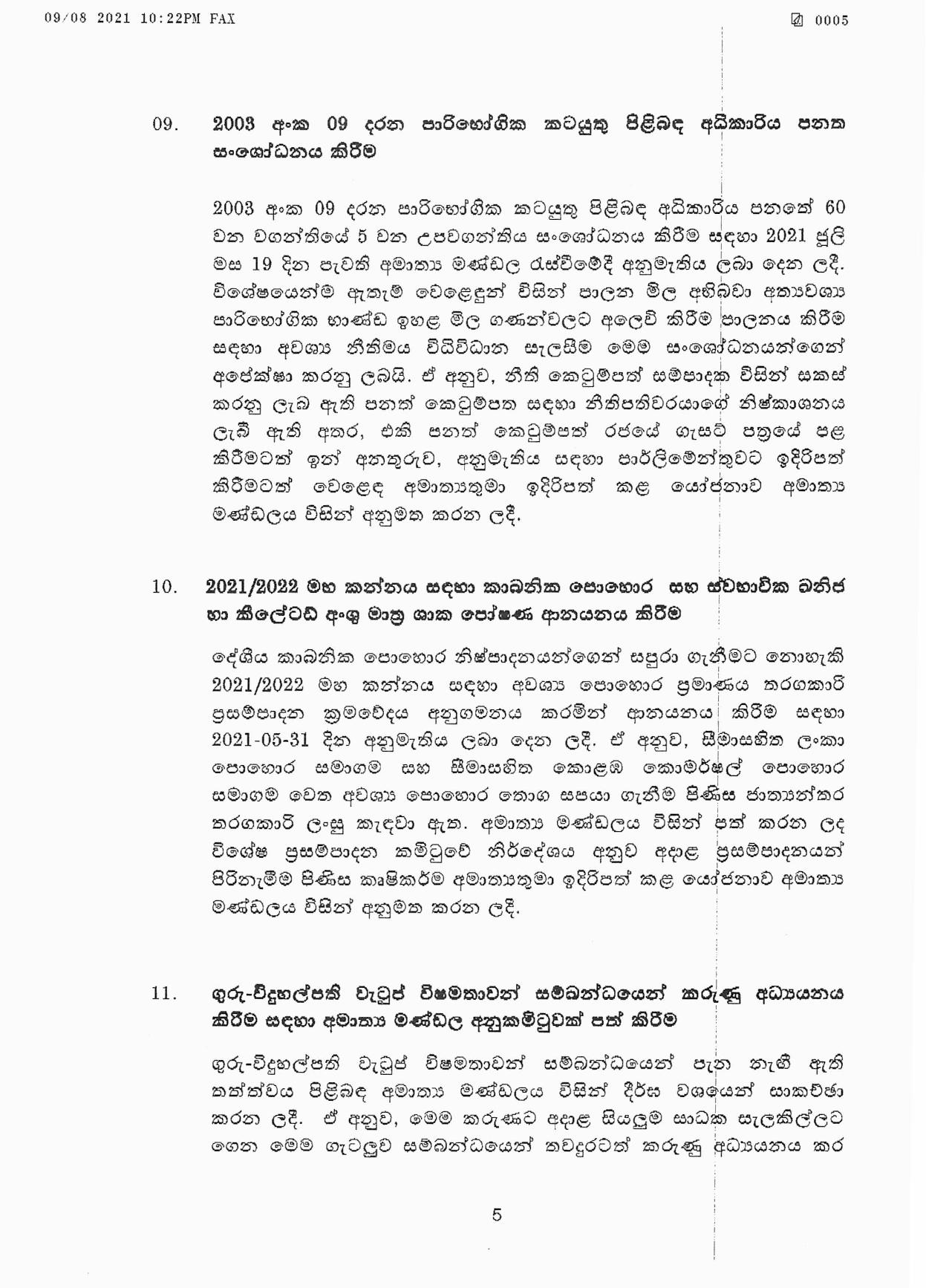 Cabinet Decision on 09.08.2021 page 005