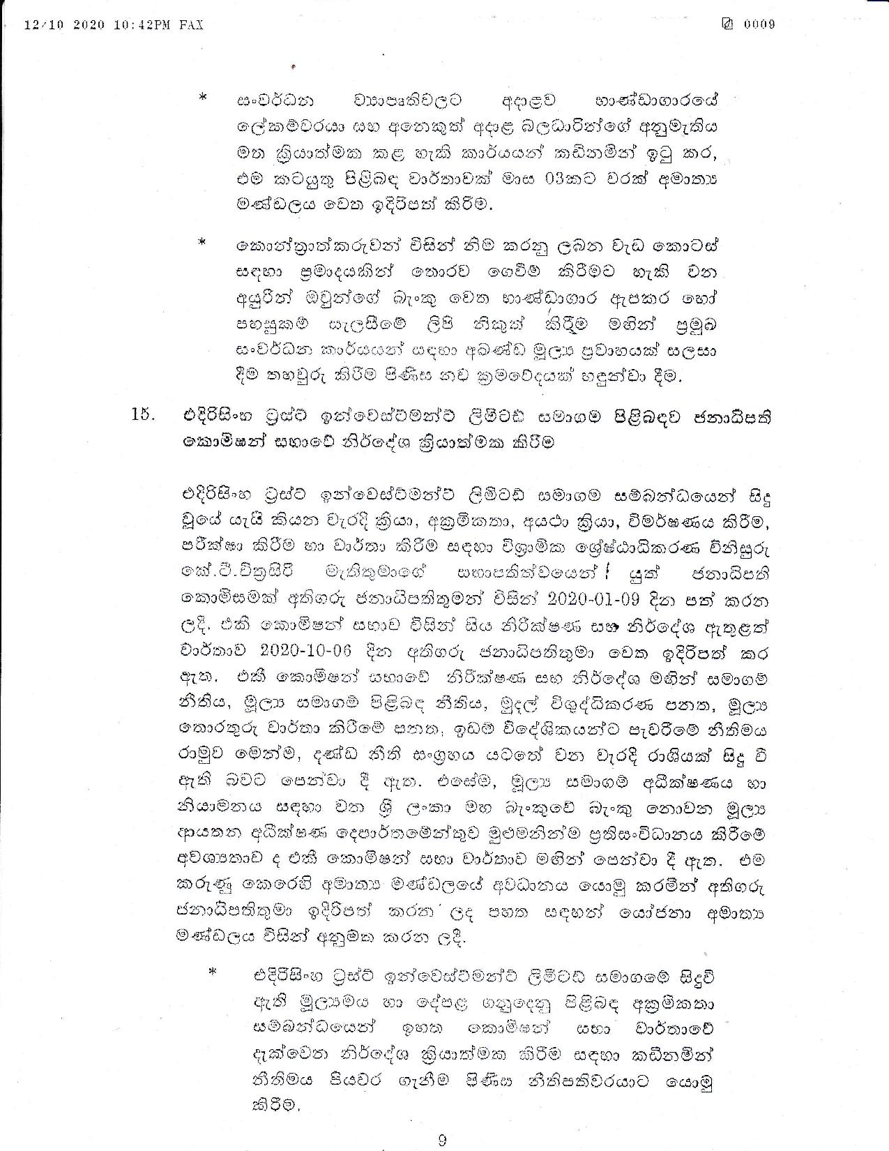 Cabinet Decision on 12.10.2020 page 009
