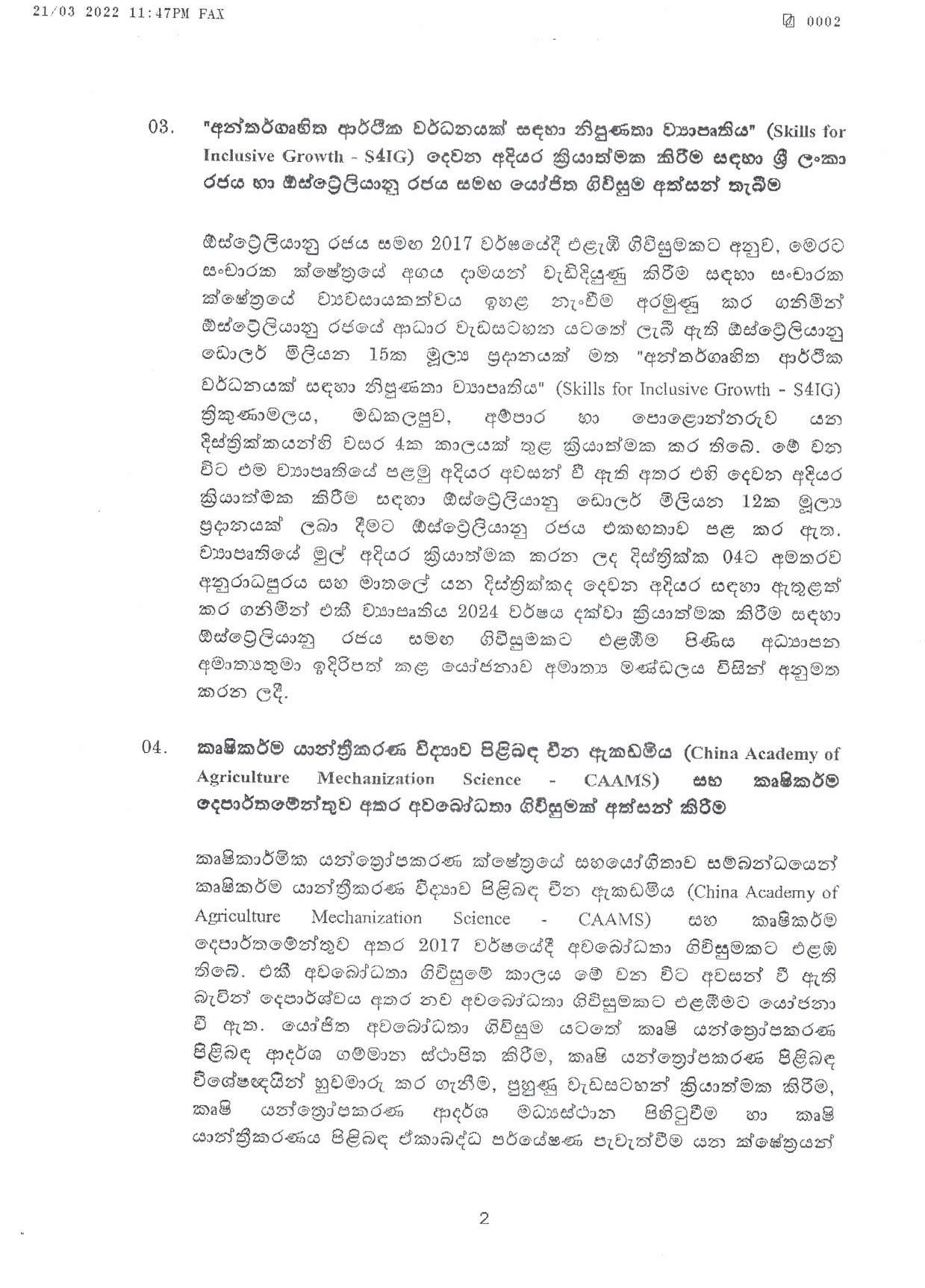 Cabinet Decisions on 21.03.2022 page 002