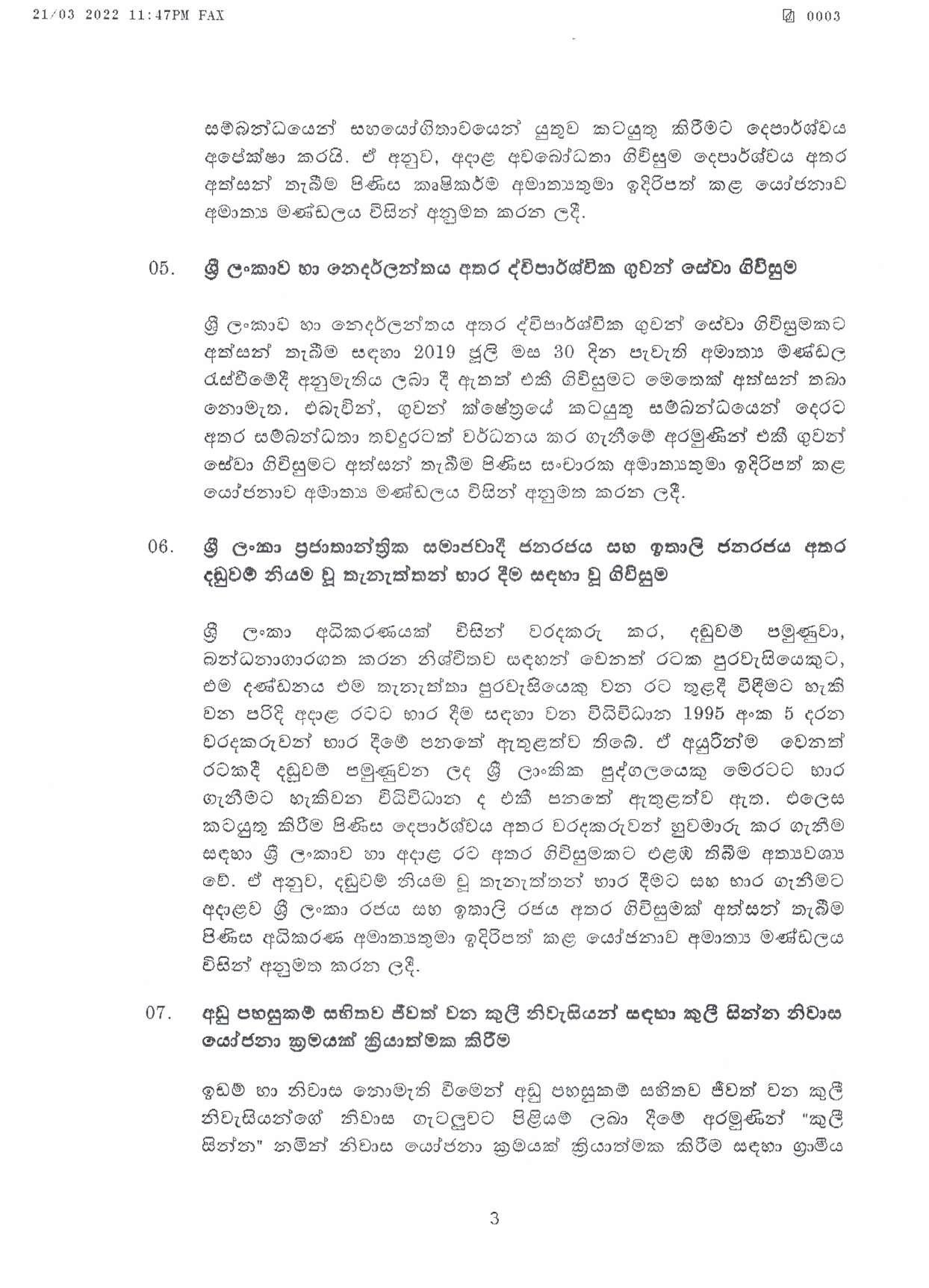 Cabinet Decisions on 21.03.2022 page 003