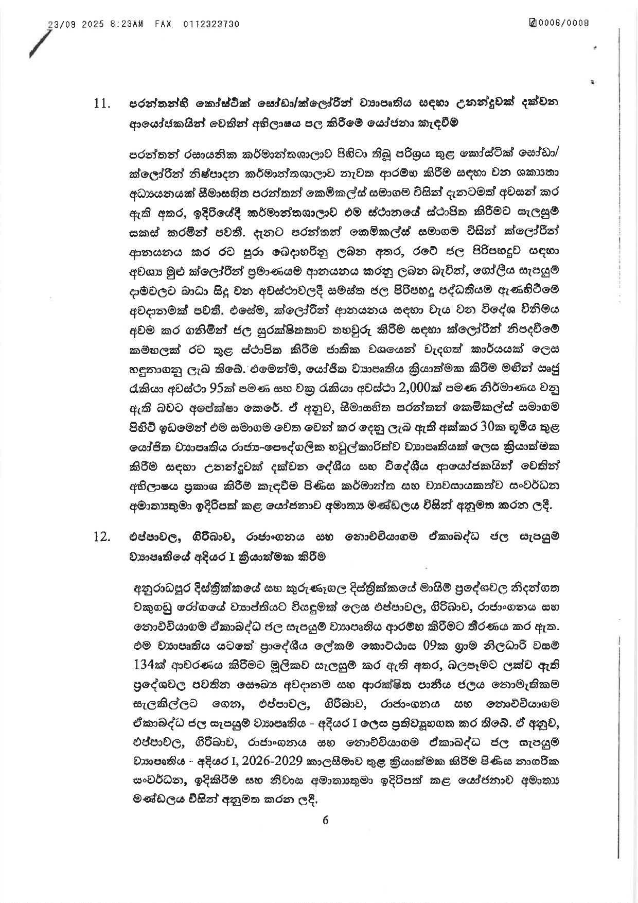Cabinet Decisions on 22.09.2025 page 0006