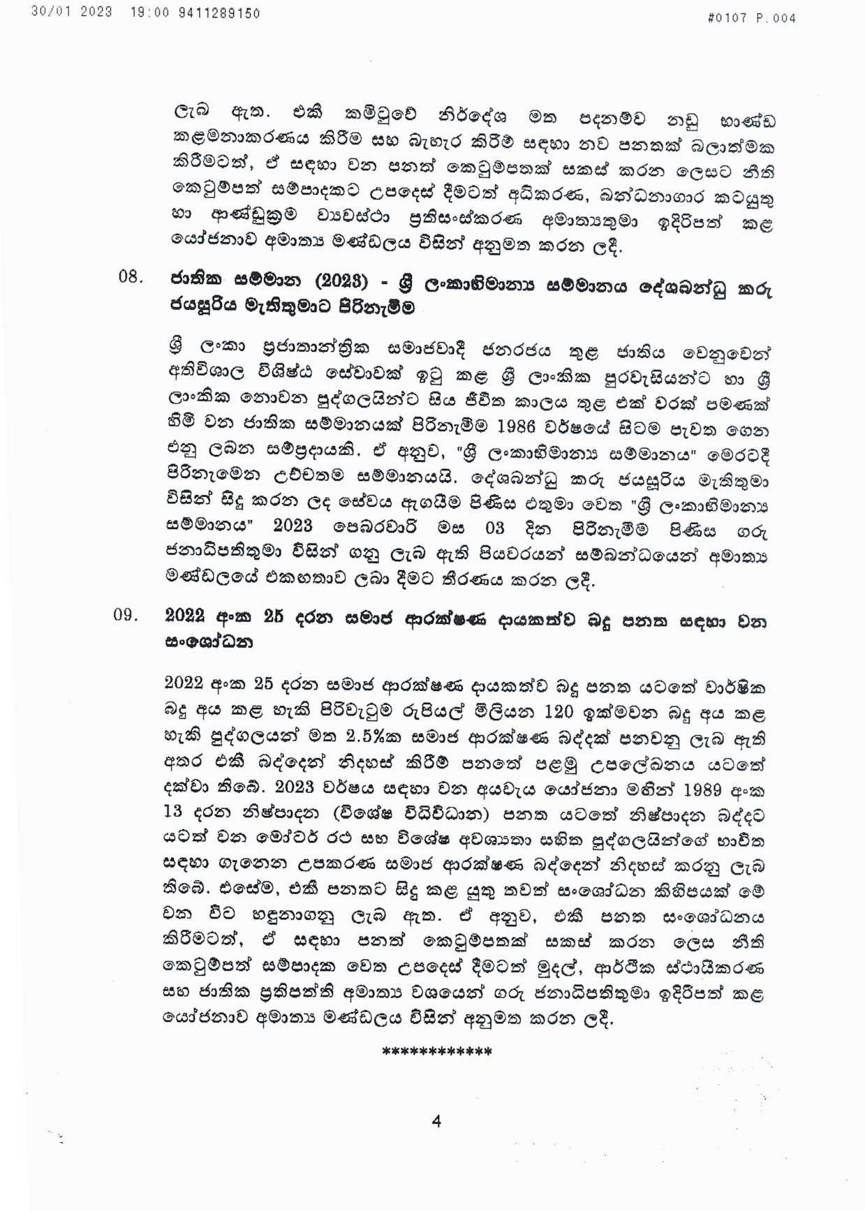 Cabinet Decisions on 30.01.2023 page 004