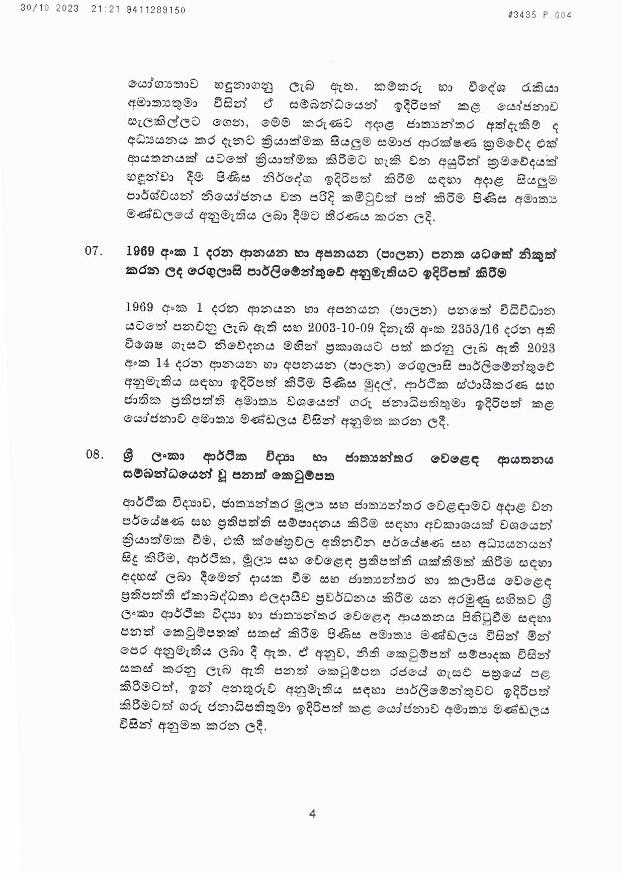 Cabinet Decisions on 30.10.2023 page 004