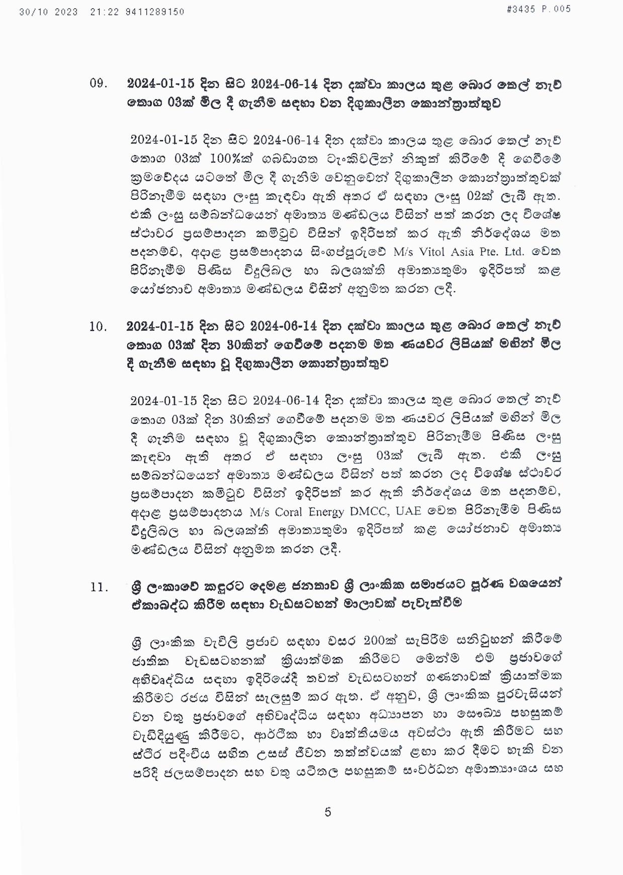 Cabinet Decisions on 30.10.2023 page 005