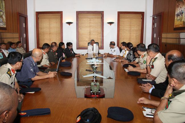 Bangladesh NDC delegation calls on Secretary Defence 20140910 09p1