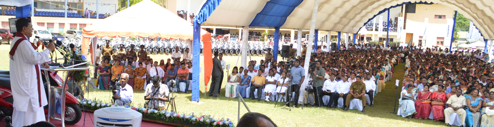 Hand over the Motor bike for Government Officers  Kalutara 1