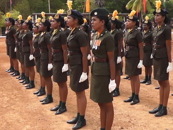 Kilinochchi Tamil Girls Army Pass Out 
