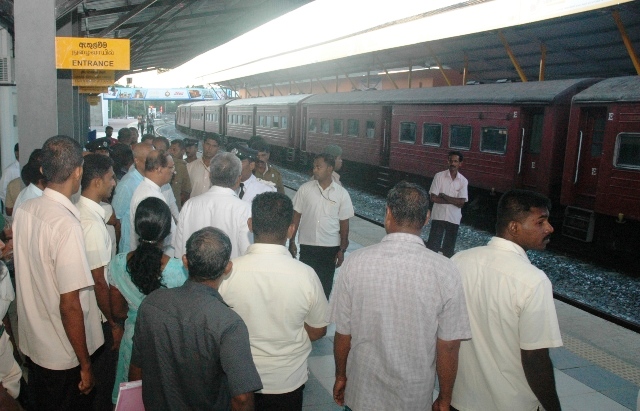 visit to Jaffna railway station 1