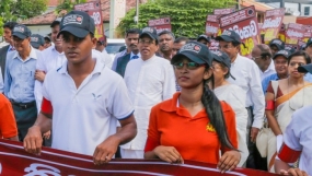 වධ හිංසාවට තිත පා ගමනට ජනපති එක් වෙයි