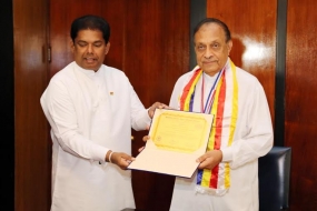 කතානායකතුමා ‘‘විශ්ව ශාන්ති‘‘ සම්මානයෙන් පිදුම් ලැබීම මෙරටට ගෞරවයක් - ජනමාධ්‍ය ඇමැති