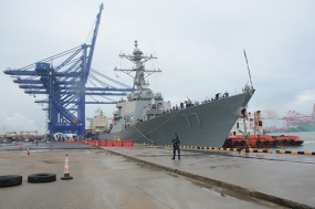 &#039;USS Okane&#039; නෞකාව කොළඹ වරායට පැමිණෙයි