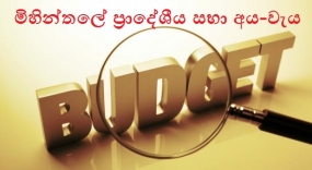 මිහින්තලේ ප‍්‍රාදේශීය සභා අය-වැය දෙවැනි වර සම්මතයි - විපක්ෂ නායකගේ ඡන්දයත් පක්ෂව