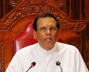 ජනාධිපති ගරු මෛතී‍්‍රපාල සිරිසේන මැතිතුමා විසින් සිදු කරනු ලැබූ විශේෂ ප‍්‍රකාශය