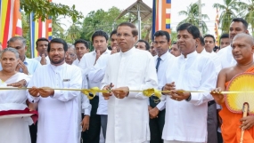 ආගමික ස්ථාන ශක්තිමත් කරන්නේ රටේ අනාගතය වෙනුවෙන් යහපත් පරපුරක් ගොඩනැගීමට බව ජනපති පවසයි.